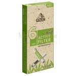 Plic cu 10 de filtre tigari cu carbon activ din cocos Gizeh Hemp Activ Tips